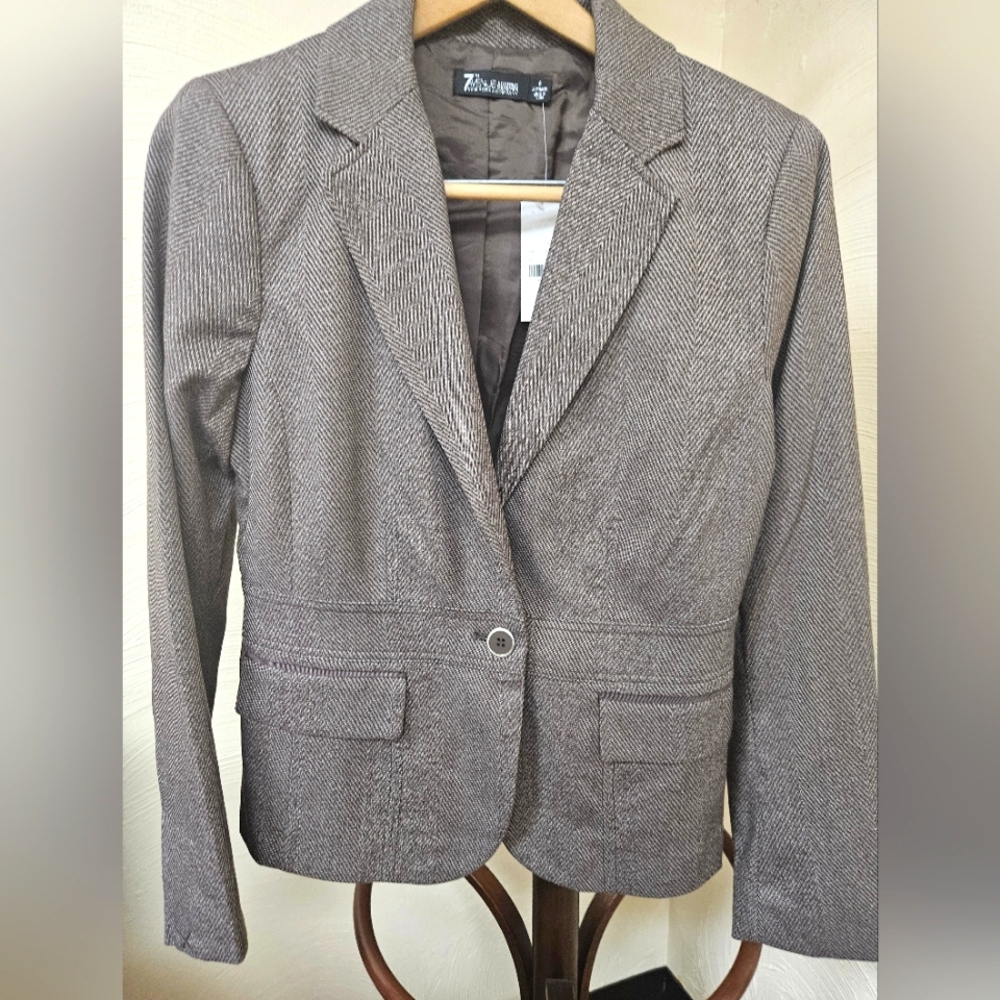 NWT New York & Co. Brown Blazer (6)